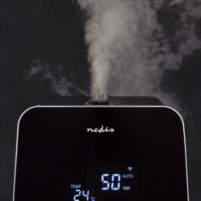 Nedis HUMI150BKW humidifier Steam 5.5 L Black 30 W