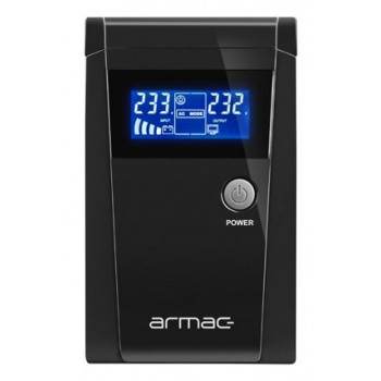 Armac O/650E/LCD uninterruptible power supply (UPS) Line-Interactive 0.65 kVA 390 W 2 AC outlet(s)