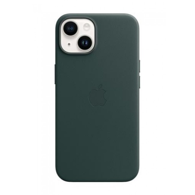 Apple iPhone 14 Plus Leather Case with MagSafe - Forest Green Apple iPhone 14 Plus Leather Case with MagSafe - Forest Green