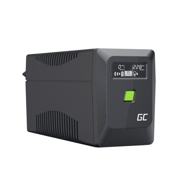 Green Cell uninterruptible power supply (UPS) Line-Interactive 0.85 kVA 480 W 2 AC outlet(s)