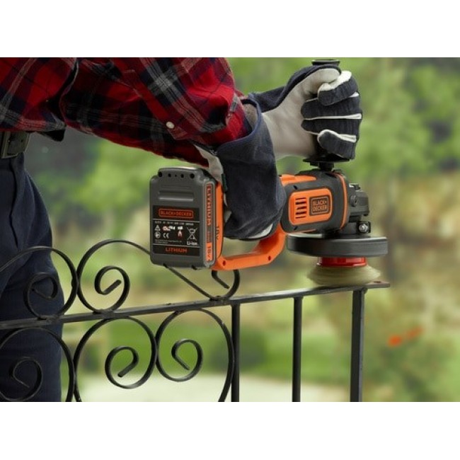 Black & Decker BCG720N angle grinder 12.5 cm 8600 RPM