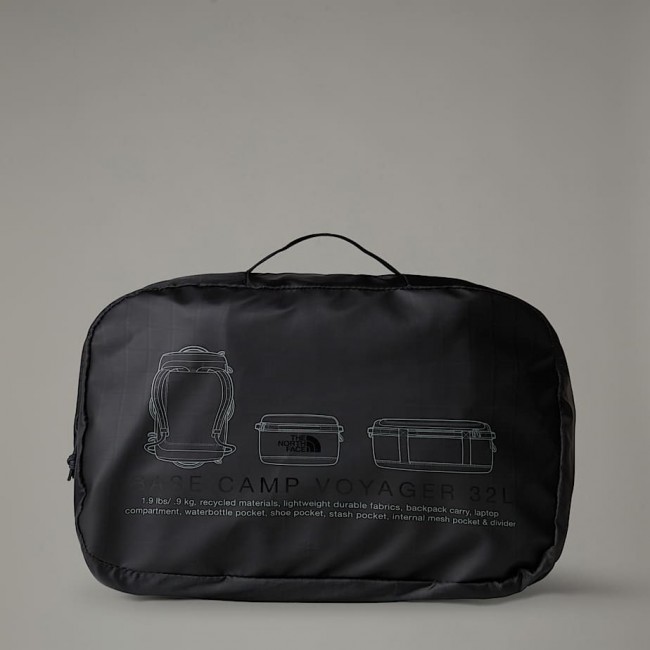 The North Face Base Camp duffel bag 32 L Polyester, Thermoplastic polyurethane (TPU) Black