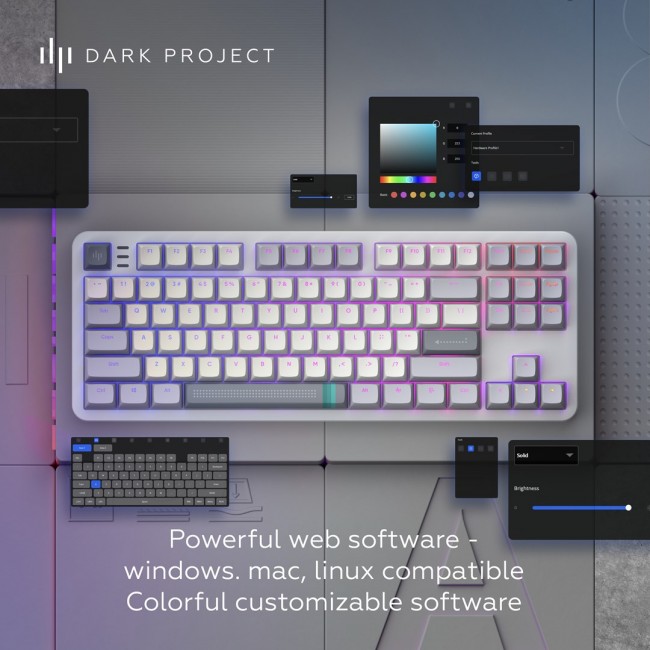 Dark Project ALU Daylight keyboard