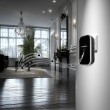 GreenBlue GB157 B Kinetic Battery-free Wireless Dorr Bell, Melodies, Black, Range up to 200m, IP44