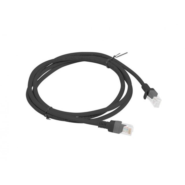 LANBERG PATCHCORD UTP CAT.5E 1.5M BLACK PCU5-10CC-0150-BK