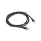 LANBERG PATCHCORD UTP CAT.5E 1.5M BLACK PCU5-10CC-0150-BK