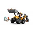LEGO CITY 60480 Yellow Backhoe Loader