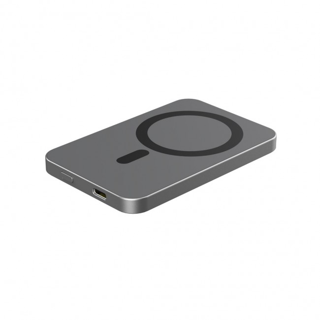 RealPower PB-5000 Mag Lithium Polymer (LiPo) 5000 mAh Wireless charging Grey