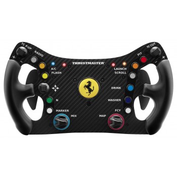 Thrustmaster Ferrari 488 GT3 Wheel Add-On Black USB Steering wheel Analogue / Digital PC, Xbox One, Xbox One S, Xbox One X, Xbox Series S, Xbox Series X, PlayStation 4, PlayStation 5