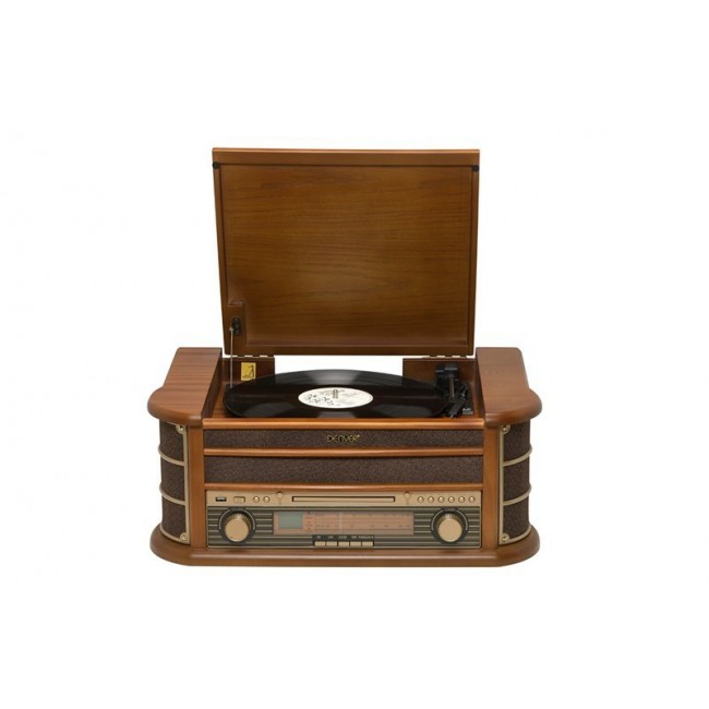 Retro wooden music center Denver MCR-50MK3 with tu Retro wooden music center Denver MCR-50MK3 with tu