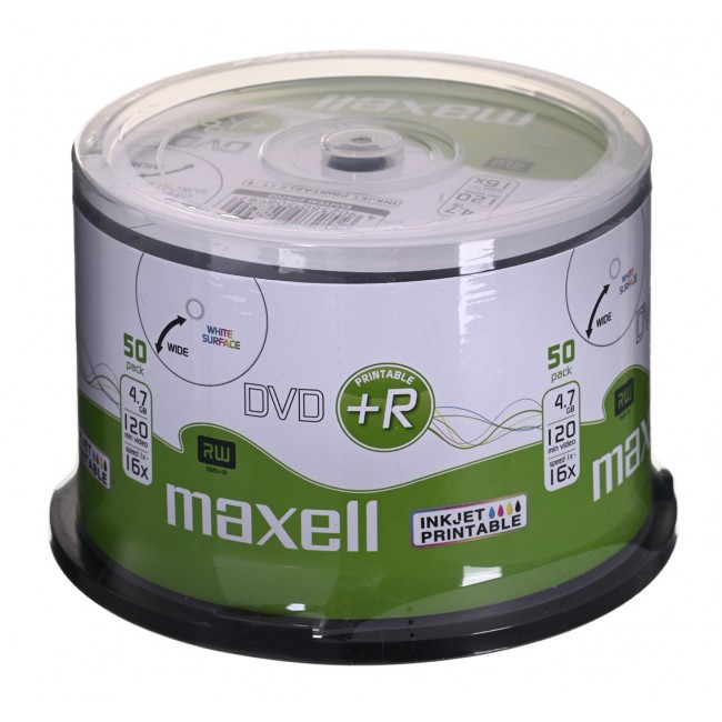 Maxell DVD+R 4.7GB 50pcs 50 pc(s) Maxell DVD+R 4.7GB 50pcs 50 pc(s)
