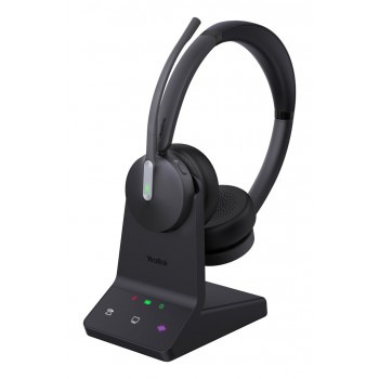 Yealink WH64 Dual UC Headset Wireless Head-band Office/Call center USB Type-C Bluetooth Black