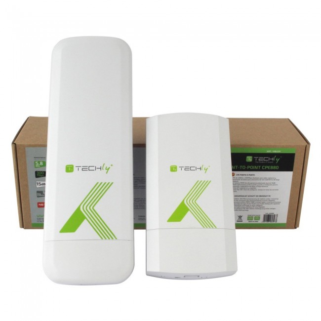 Techly Point-to-Point CPE 300Mbps to 5.8GHz 15dBi