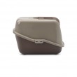 SAVIC Nestor warm gray-chocolate brown - covered cat litter box - 56x39x38.5 cm - 1 pc.