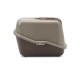SAVIC Nestor Grey-Brown - Covered Cat Litter Box - 56x39x38.5 cm - 1 pc SAVIC Nestor Grey-Brown - Covered Cat Litter Box - 56x39x38.5 cm - 1 pc