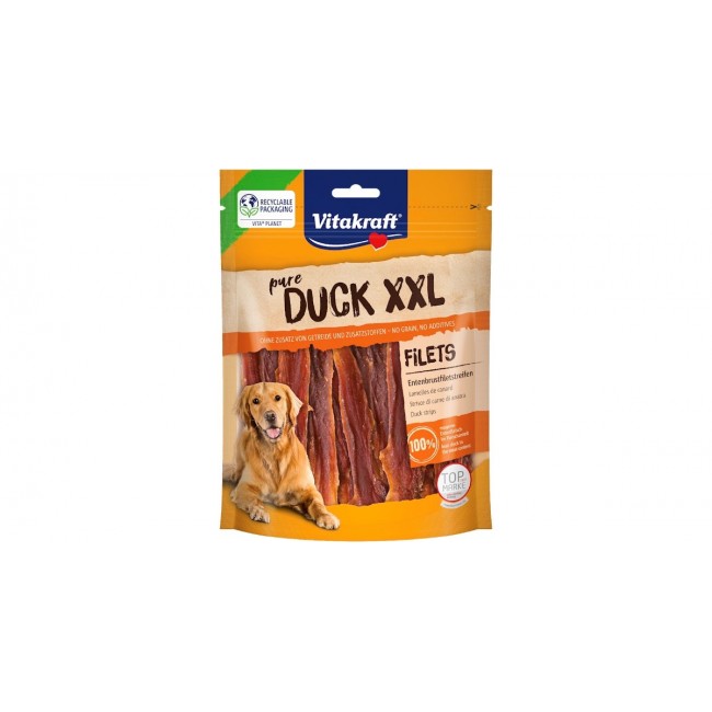VITAKRAFT Duck fillets XXL - dog treat - 250g VITAKRAFT Duck fillets XXL - dog treat - 250g