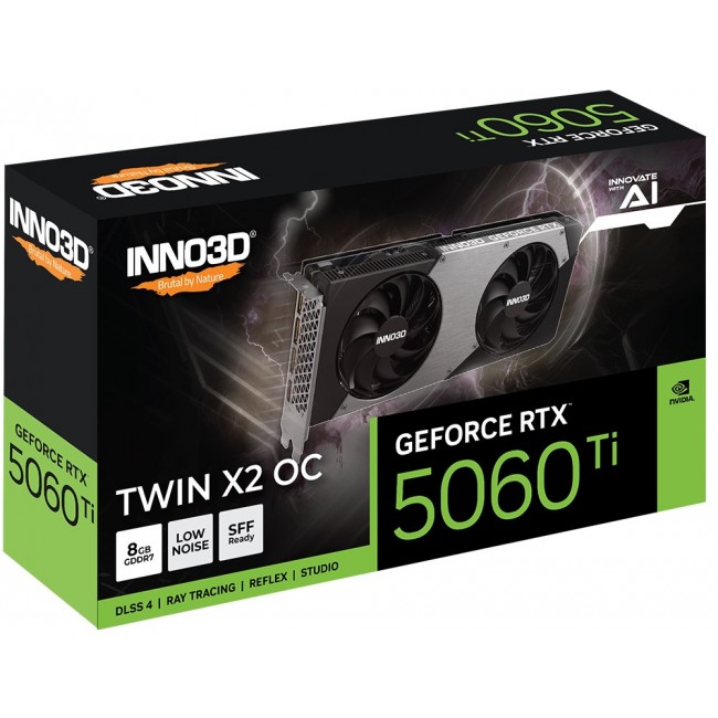 INNO3D GeForce RTX 5060 Ti TWIN X2 OC NVIDIA 8 GB GDDR7 INNO3D GeForce RTX 5060 Ti TWIN X2 OC NVIDIA 8 GB GDDR7