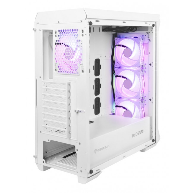 GENESIS Irid 505 ARGB Midi Tower White GENESIS Irid 505 ARGB Midi Tower White