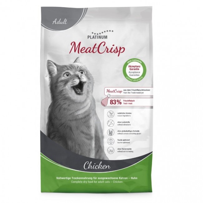 PLATINUM MeatCrisp Adult Chicken - dry cat food - 3kg