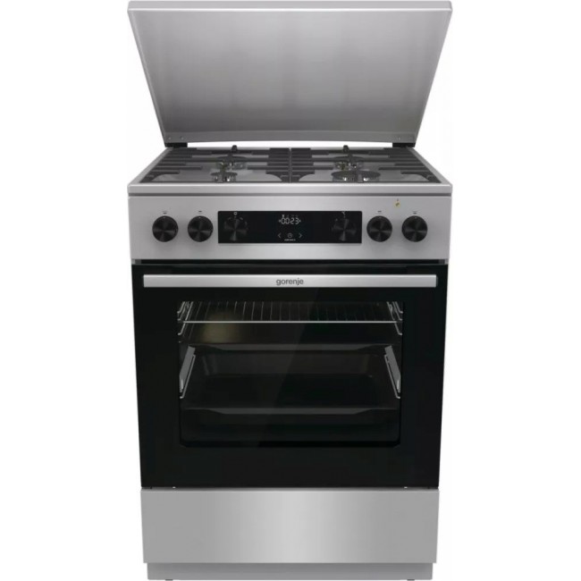 Gorenje GKS6C71XF Freestanding cooker with oven Silver