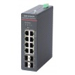 Hikvision DS-3T1512HP-SI-8P4FKIT(75W) network switch Managed Gigabit Ethernet (10/100/1000) Power over Ethernet (PoE) Black