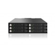 Icy Dock MB996SK-6SB drive bay panel Black