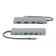 Mobilis 020028 laptop dock/port replicator Wired USB 3.2 Gen 1 (3.1 Gen 1) Type-C Grey
