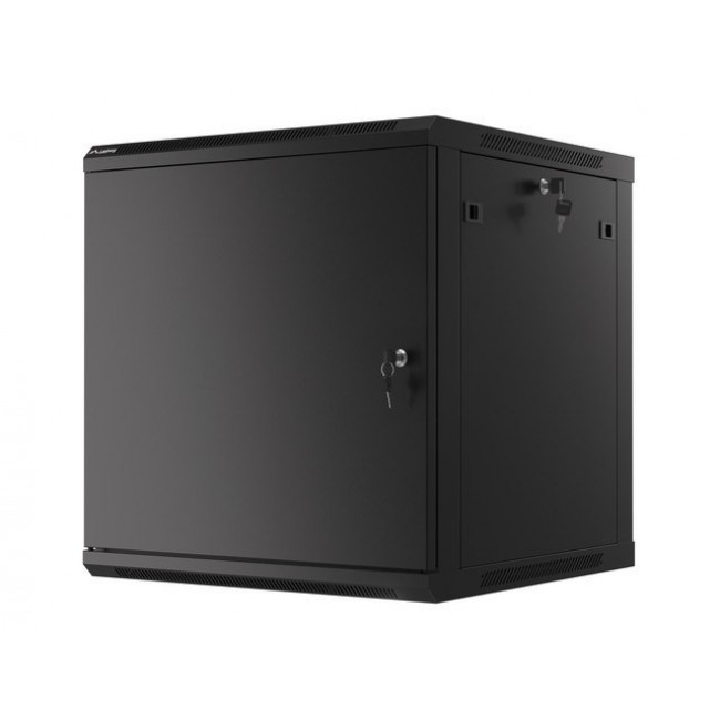 Lanberg WF01-6612-00B rack cabinet 12U Wall mounted rack Black