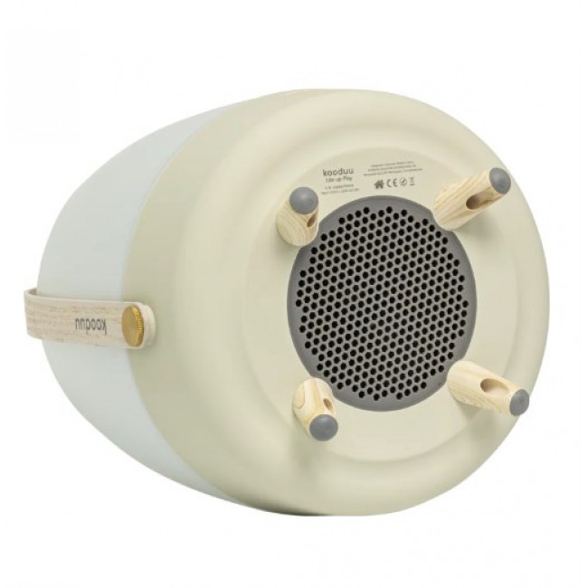 Kooduu Lite-up Play 2.0 Mono portable speaker Sand, White, Wood 10 W Kooduu Lite-up Play 2.0 Mono portable speaker Sand, White, Wood 10 W