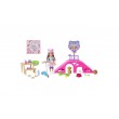 Barbie Chelsea Doll and Accessories, Skatepark Playset with 2 Puppies and 15+ Pieces