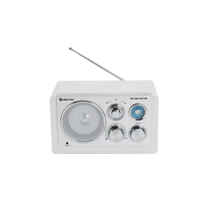 Denver TR-63W radio Analog White