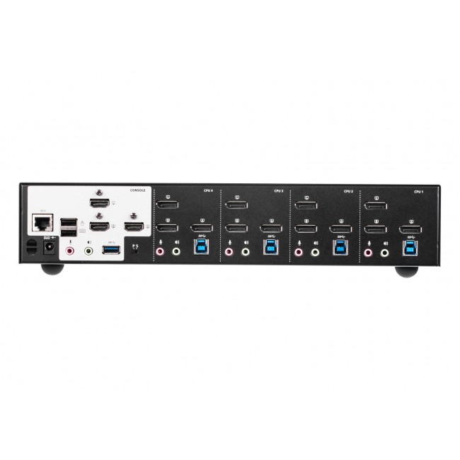 ATEN 4P USB3.0 4K DP TRIPLE VIEW KVMP SW