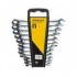 Ratchet combination wrench set 12 pcs.