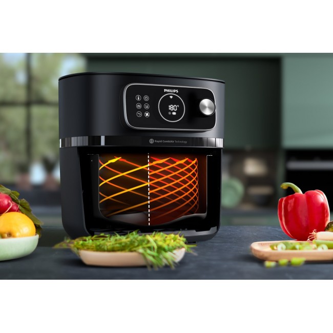 Philips 7000 series HD9876/90 fryer Single 8.3 L Stand-alone 2200 W Hot air fryer Black