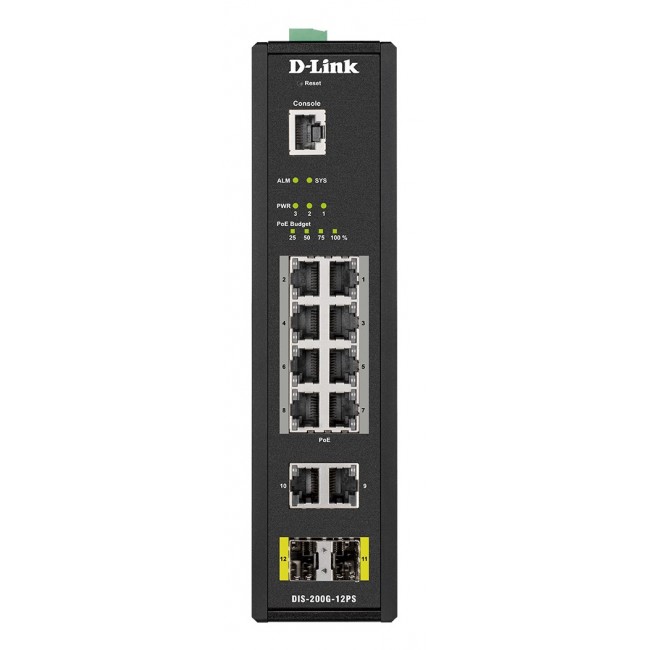 D-Link Industrial Gigabit Smart Managed PoE Switch D-Link Industrial Gigabit Smart Managed PoE Switch