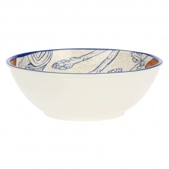 ROSE&TULIPANI Ocean Life Melamine Salad Bowl 28 cm