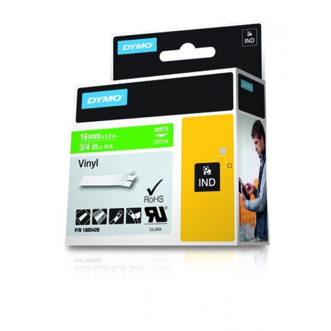 DYMO IND Vinyl Labels DYMO IND Vinyl Labels