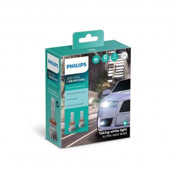 Philips Led H8/H11/H16 U50CW Car Light Bulb for Vehicles