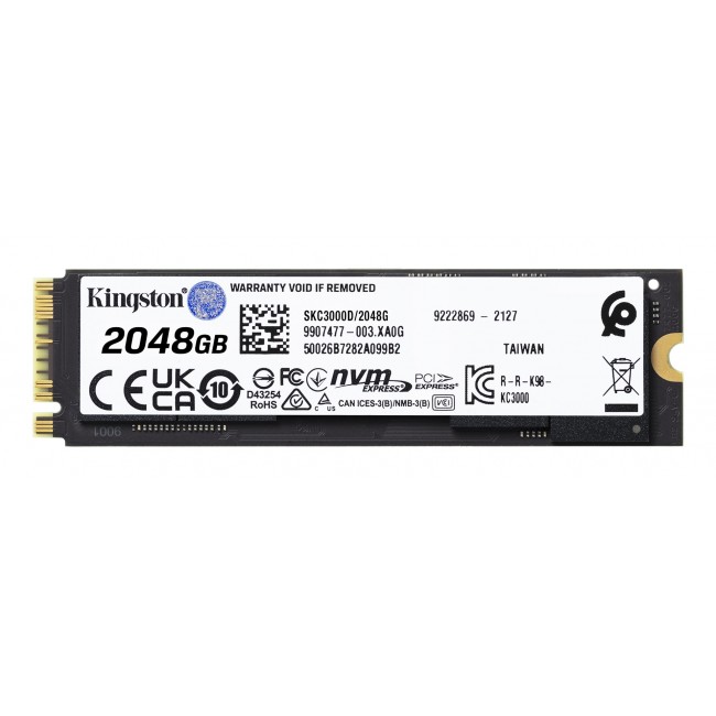 Kingston Technology 2048G KC3000 M.2 2280 NVMe SSD Kingston Technology 2048G KC3000 M.2 2280 NVMe SSD
