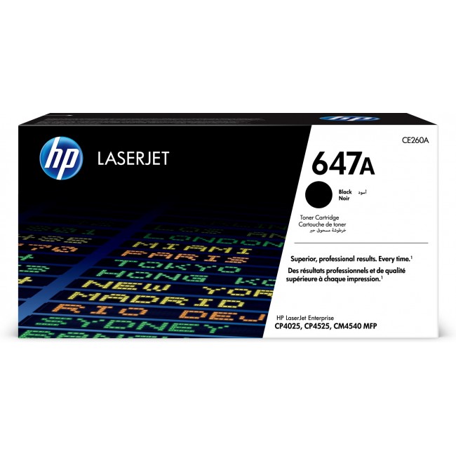 HP 647A Black Original LaserJet Toner Cartridge HP 647A Black Original LaserJet Toner Cartridge