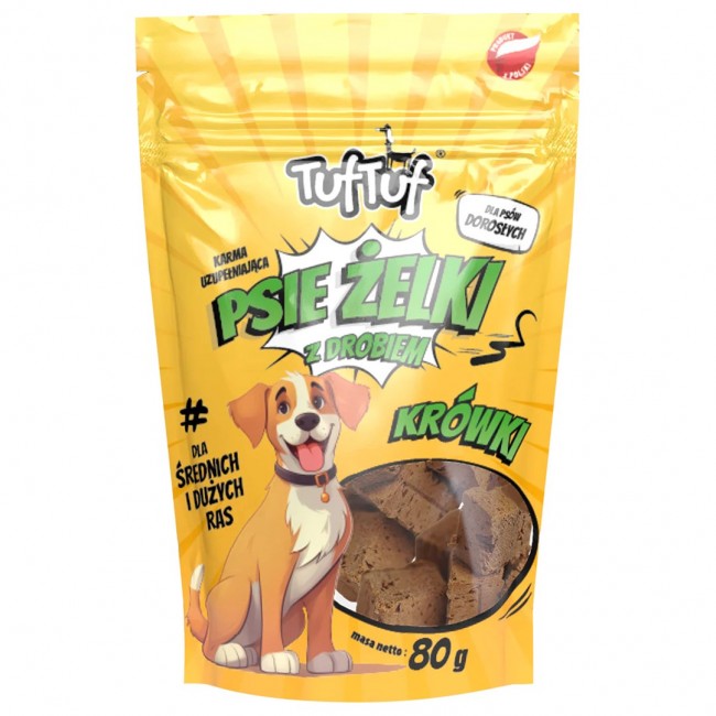 TUF TUF Psie elki - poultry fudge - dog treat - 80g TUF TUF Psie elki - poultry fudge - dog treat - 80g