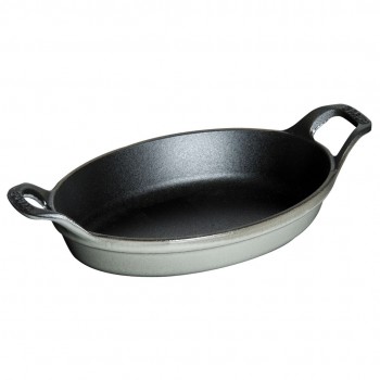 Staub Oval Mini Baking & Casserole Dish - 250 ml, Graphite