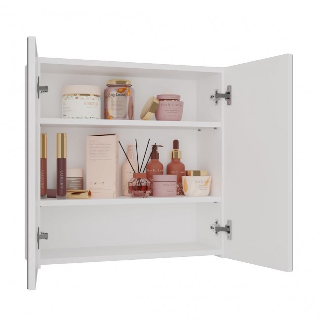 Topeshop POLA 2DL BIEL bathroom storage cabinet White