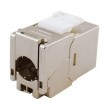 Equip Cat.6A Slim Keystone Jack, Toolfree, Shielded, 8pcs/set