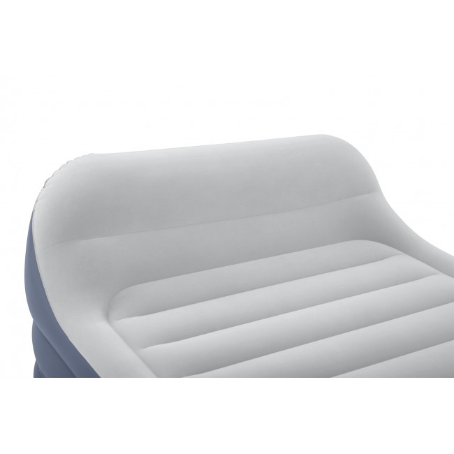 Bestway Tritech SleekFlow Headboard Air Mattress Queen with Built-in AC Pump and Antimicrobial Coating 2.26 m x 1.52 m x 84 cm