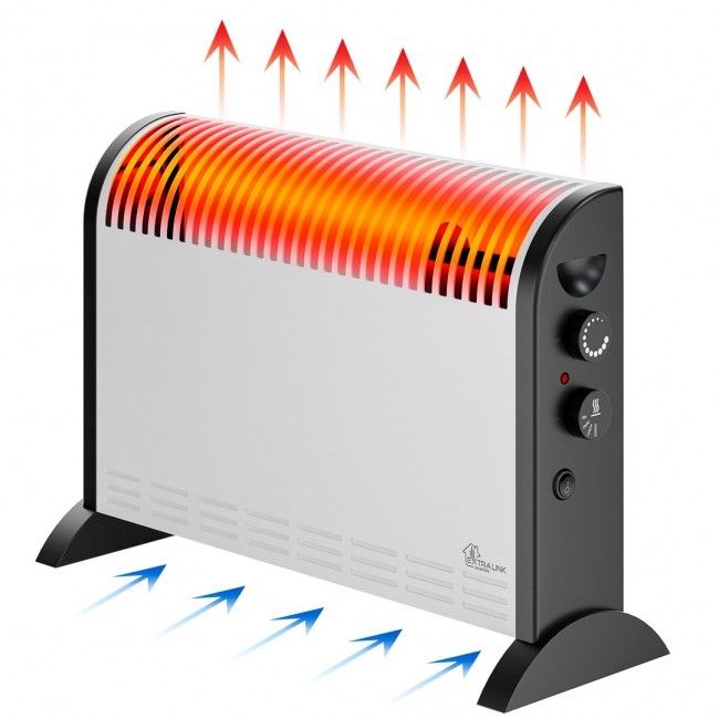 Extralink Convector heater LCV-06 2000W, 3 modes, thermostat, fan