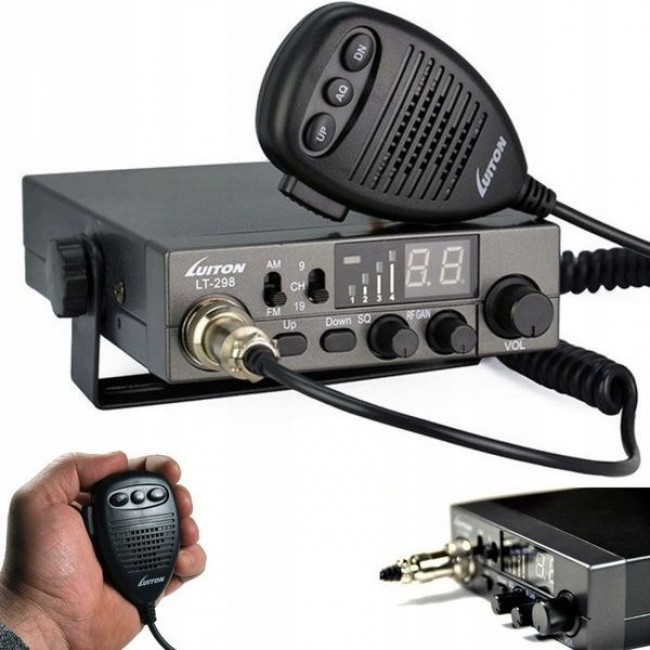 Luiton LT-298 ASQ AM/FM CB Radio Cigarette Lighter Plug Black Luiton LT-298 ASQ AM/FM CB Radio Cigarette Lighter Plug Black