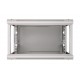 Extralink Rackmount cabinet 6U 600x600 Gray wall mounted