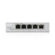 Zyxel GS1200-5 Managed Gigabit Ethernet (10/100/1000) Silver Zyxel GS1200-5 Managed Gigabit Ethernet (10/100/1000) Silver