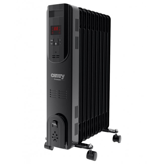Electric oil heater with remote control CAMRY CR 7810 9 ribs black Electric oil heater with remote control CAMRY CR 7810 9 ribs black